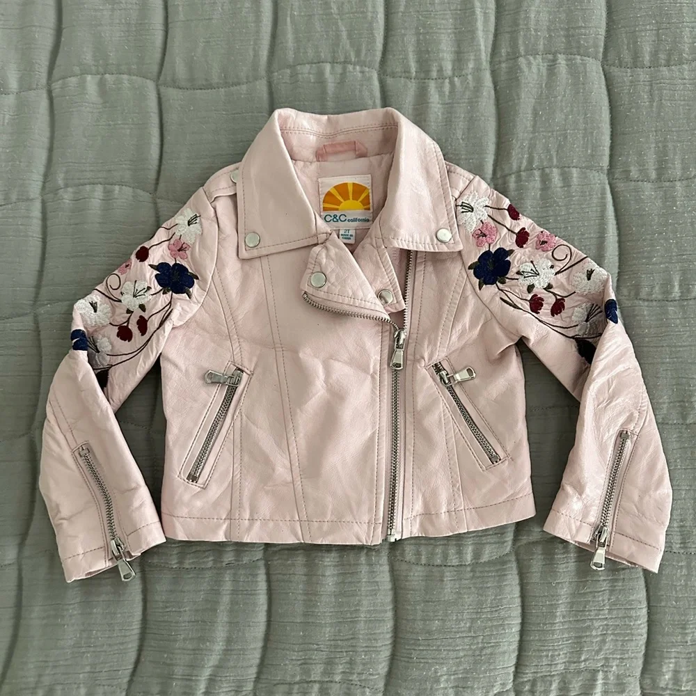 Blush Floral Jacket - Toddler